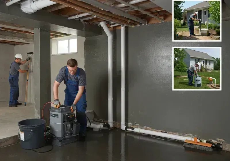 Basement Waterproofing and Flood Prevention process in Murphysboro, IL